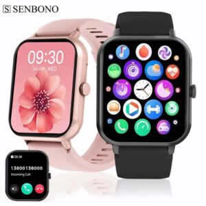Smartwatch BT Call Heart Rate Sport Mode Fitness Tracker Waterproof Smart Watch For IOS Android