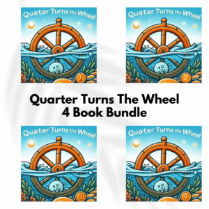 Set of Books for Kids - Quarter Turns The Wheel (4 Books, Hardcopy)