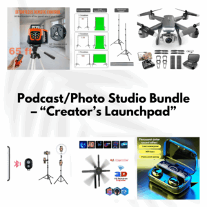 Podcast/Photo Studio Bundle – “Creator’s Launchpad”