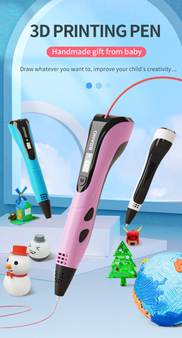 3D Three-dimensional Painting Graffiti Printing Pen Creative Intelligent Toy - Image 5