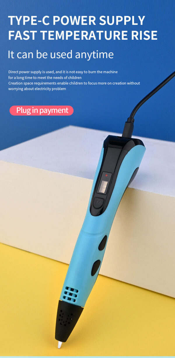 3D Three-dimensional Painting Graffiti Printing Pen Creative Intelligent Toy - Image 6