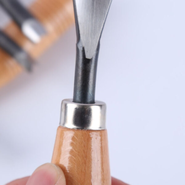 Artistic Woodpecker Wood Carving Knife