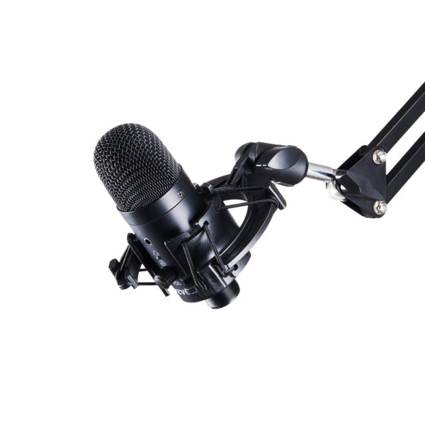 VEVOR USB Microphone, 192kHz 24-bit, Professional Condenser Microphone Kit, With Boom Arm Stand Filter Shock Mount Mute Button Headphones Jack, For Podcast Recording Video Gaming Singing Streaming - Image 6