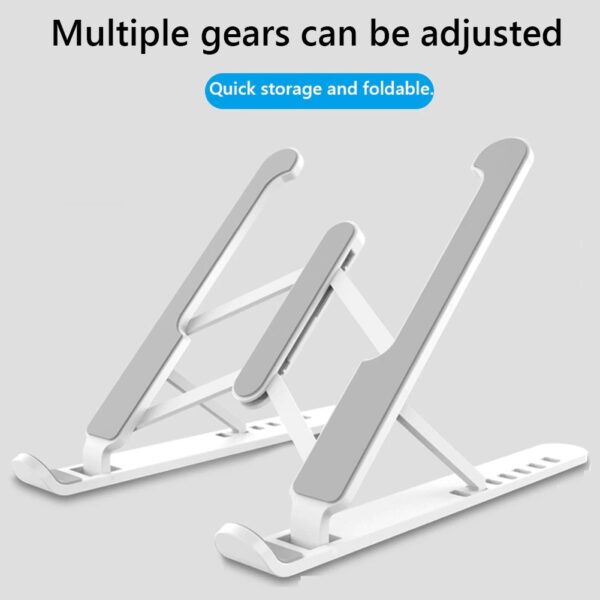 Adjustable Non-slip Laptop Stand Support Holder Base Riser 6 Gears Height Notebook Cooling Stand Portable For 11-17 Inch Tablet - Image 7